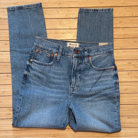 Madewell NWT Light Wash Denim Jeans - Picture 4 of 9